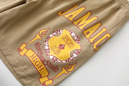 Stussy x Denim Tears Gym Short "Khaki"