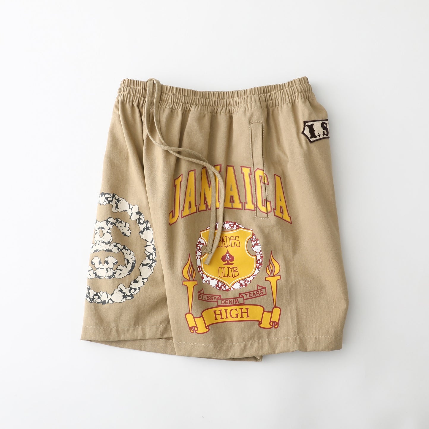 Stussy x Denim Tears Gym Short "Khaki"