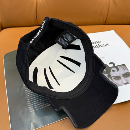 Balenciaga Luxyry Script baseball cap for all in faded black