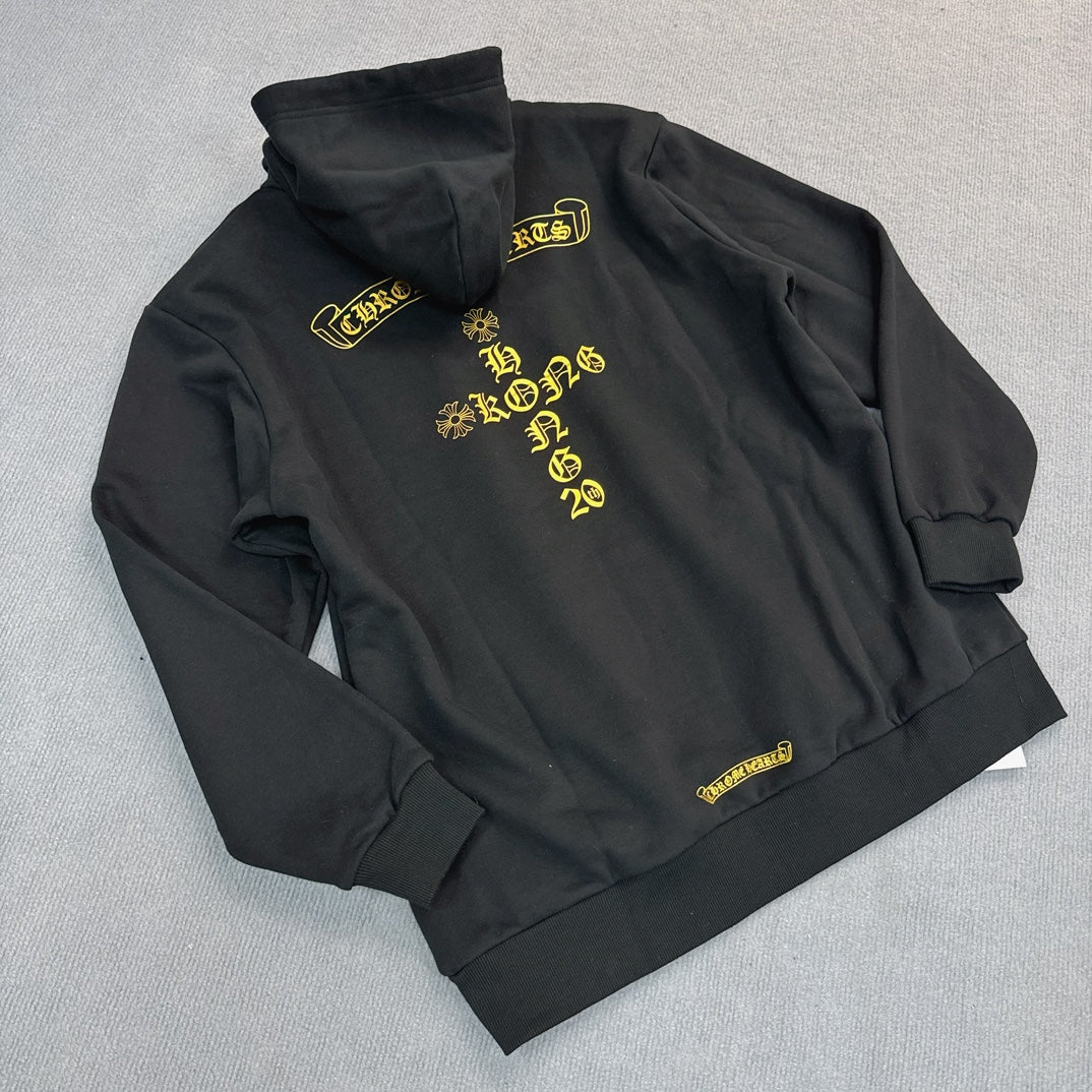 CHROME HEARTS SWTSHRT PLVR LTD Hong Kong exclusive back logo print hoodie