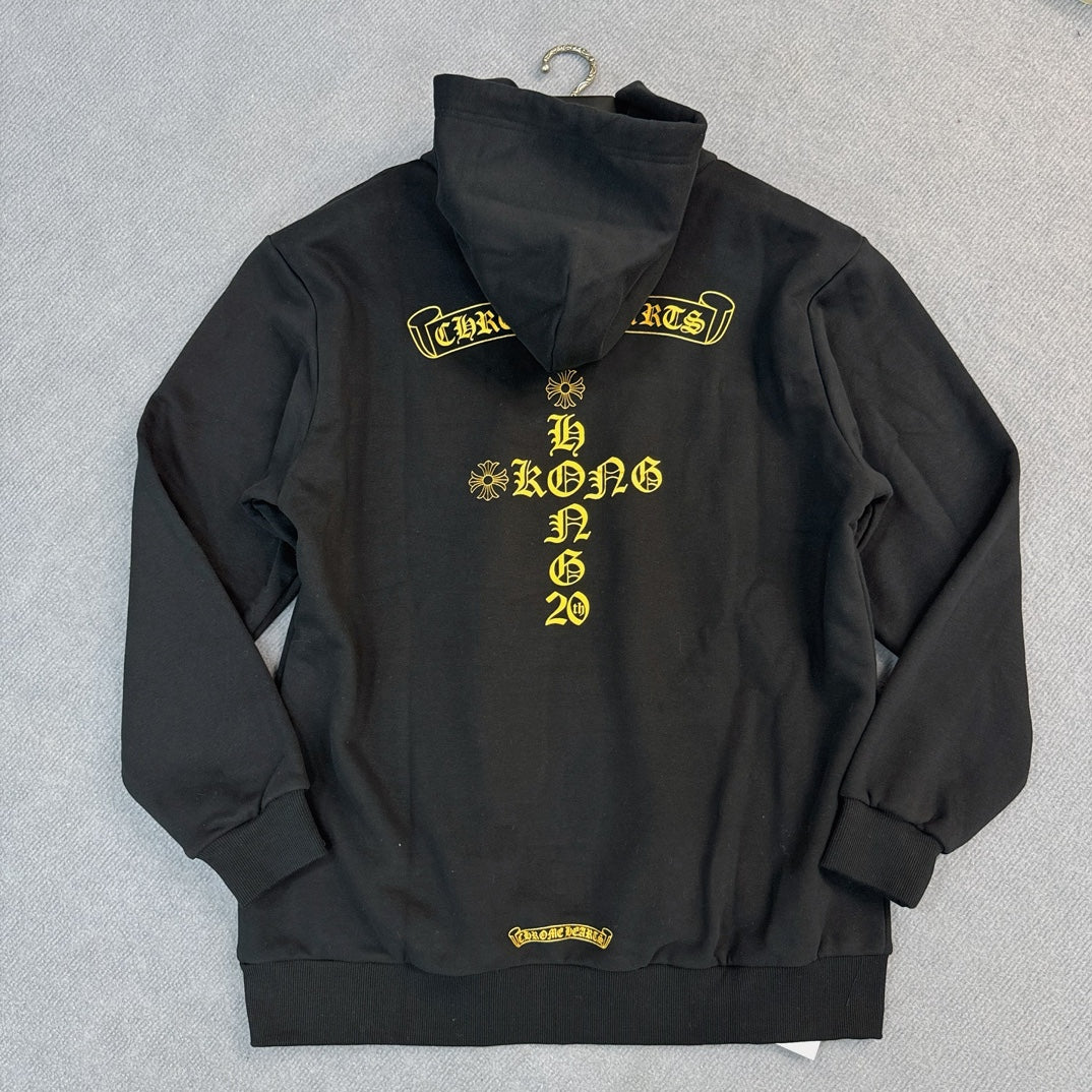CHROME HEARTS SWTSHRT PLVR LTD Hong Kong exclusive back logo print hoodie