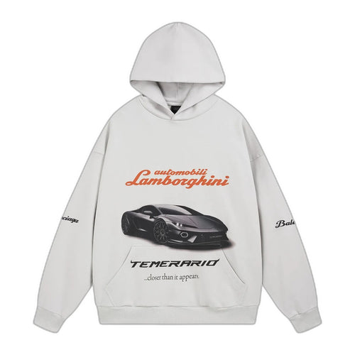 BALENCIAGA Automobili Lamborghini print hoodie