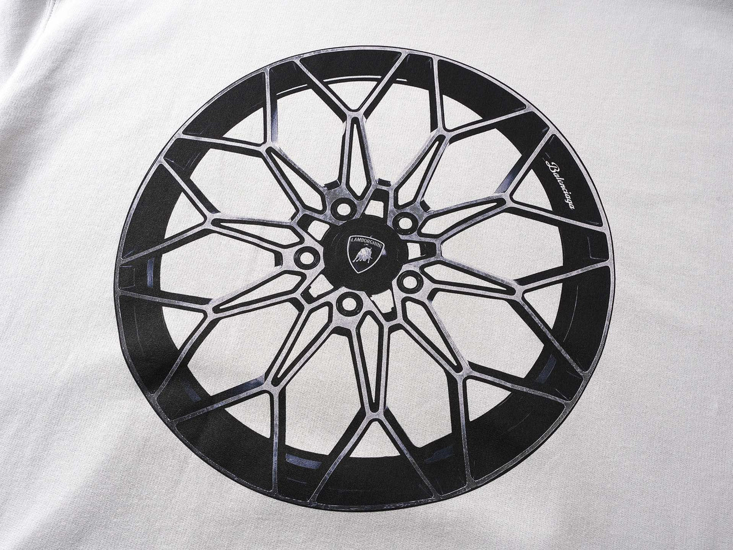 BALENCIAGA Automobili Lamborghini print hoodie