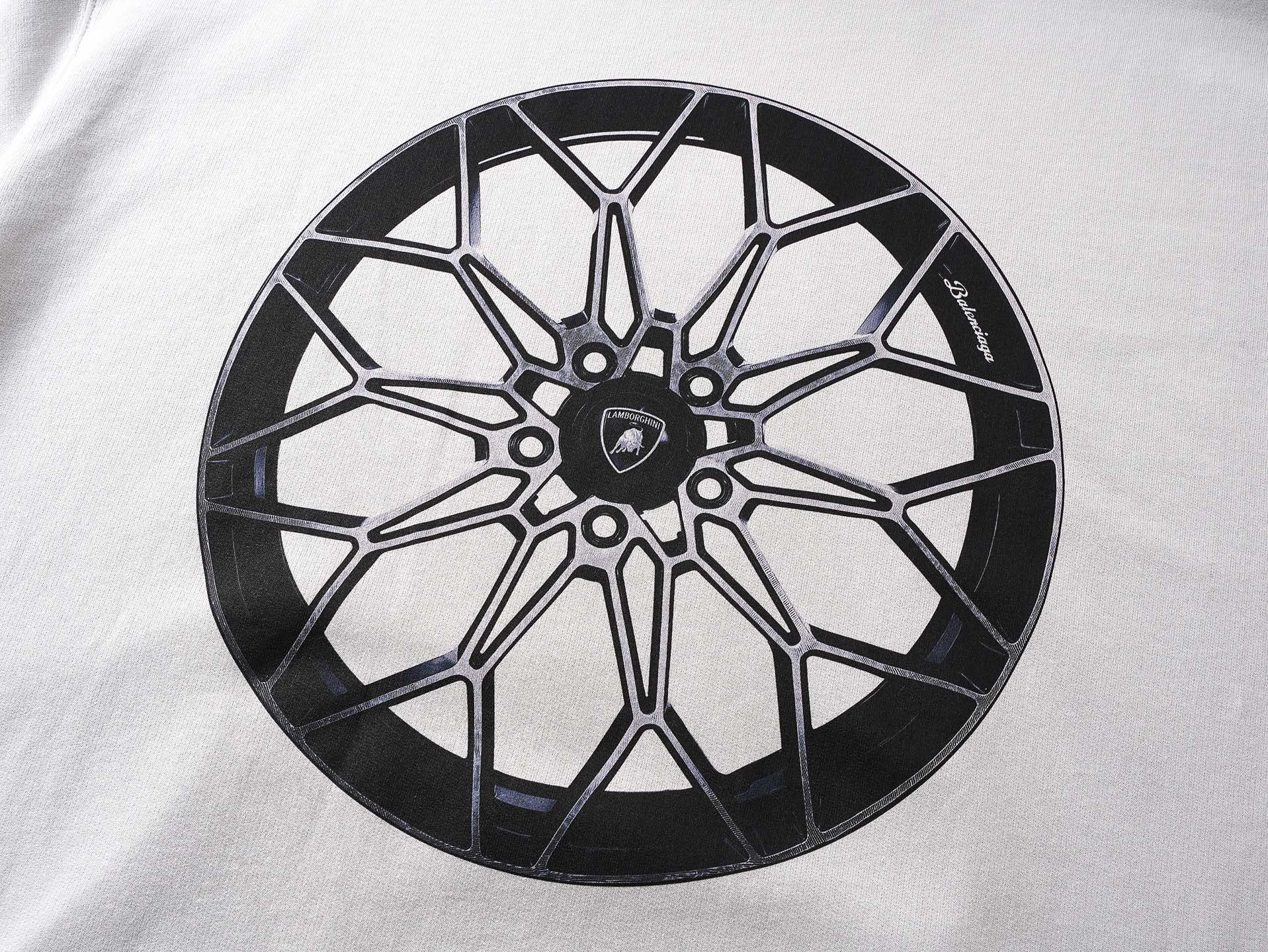 BALENCIAGA Automobili Lamborghini print hoodie
