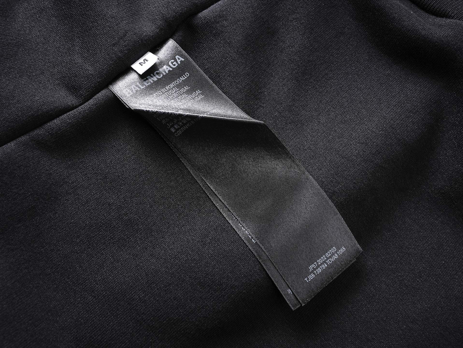 BALENCIAGA 24AW Inside Out Regular Zip-Up Hoodie