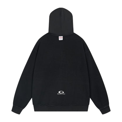 BALENCIAGA 24AW Inside Out Regular Zip-Up Hoodie