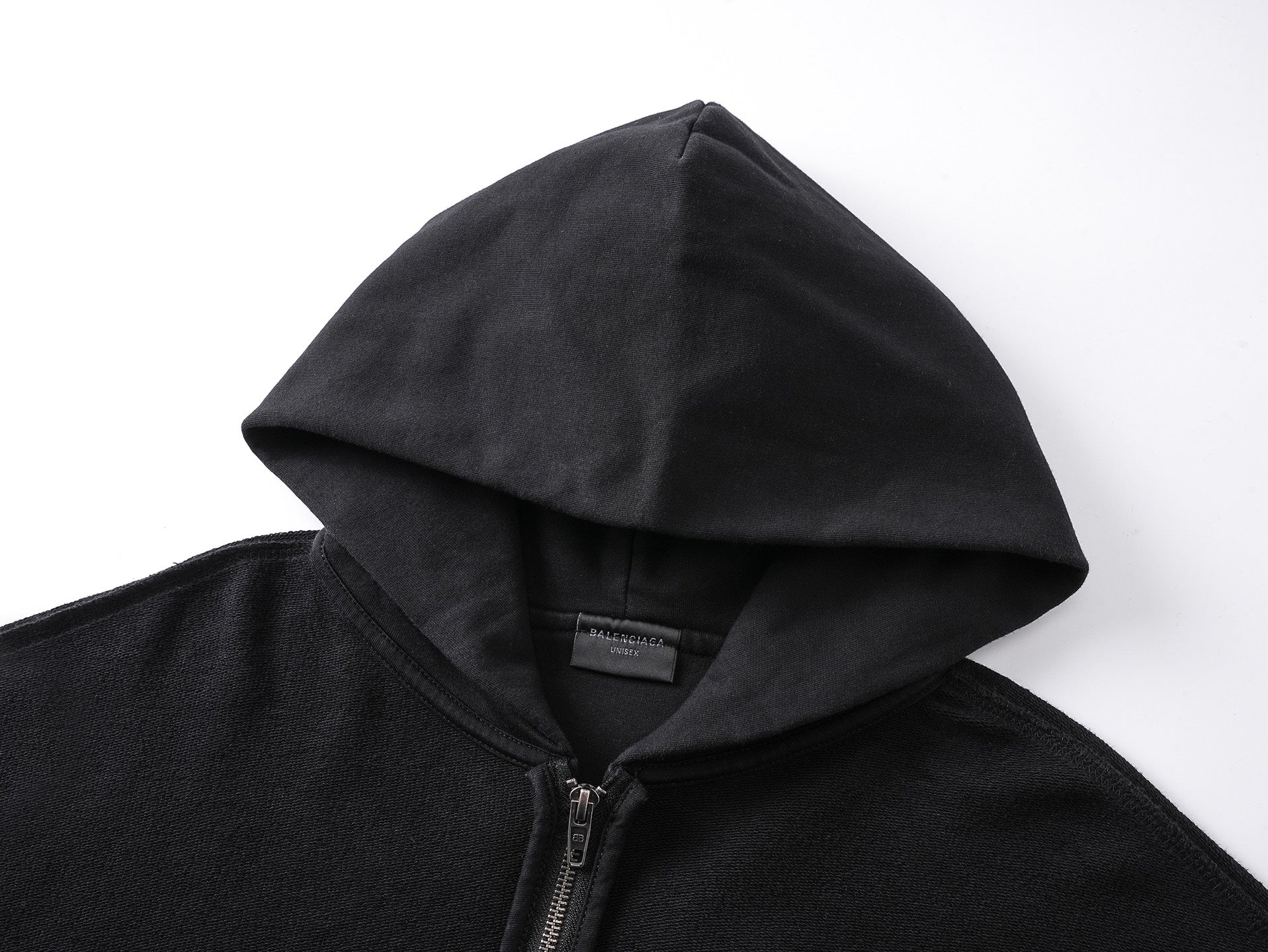BALENCIAGA 24AW Inside Out Regular Zip-Up Hoodie