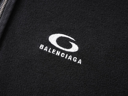 BALENCIAGA 24AW Inside Out Regular Zip-Up Hoodie