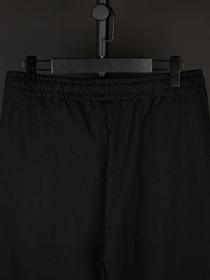 Balenciaga Stencil Type Baggy Sweatpants 'Black Grey'