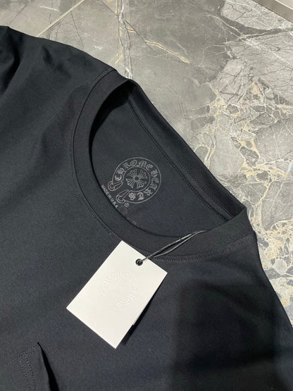 CHROME HEARTS JESSE JO CROSS Floral Cross Long Sleeve T-Shirt