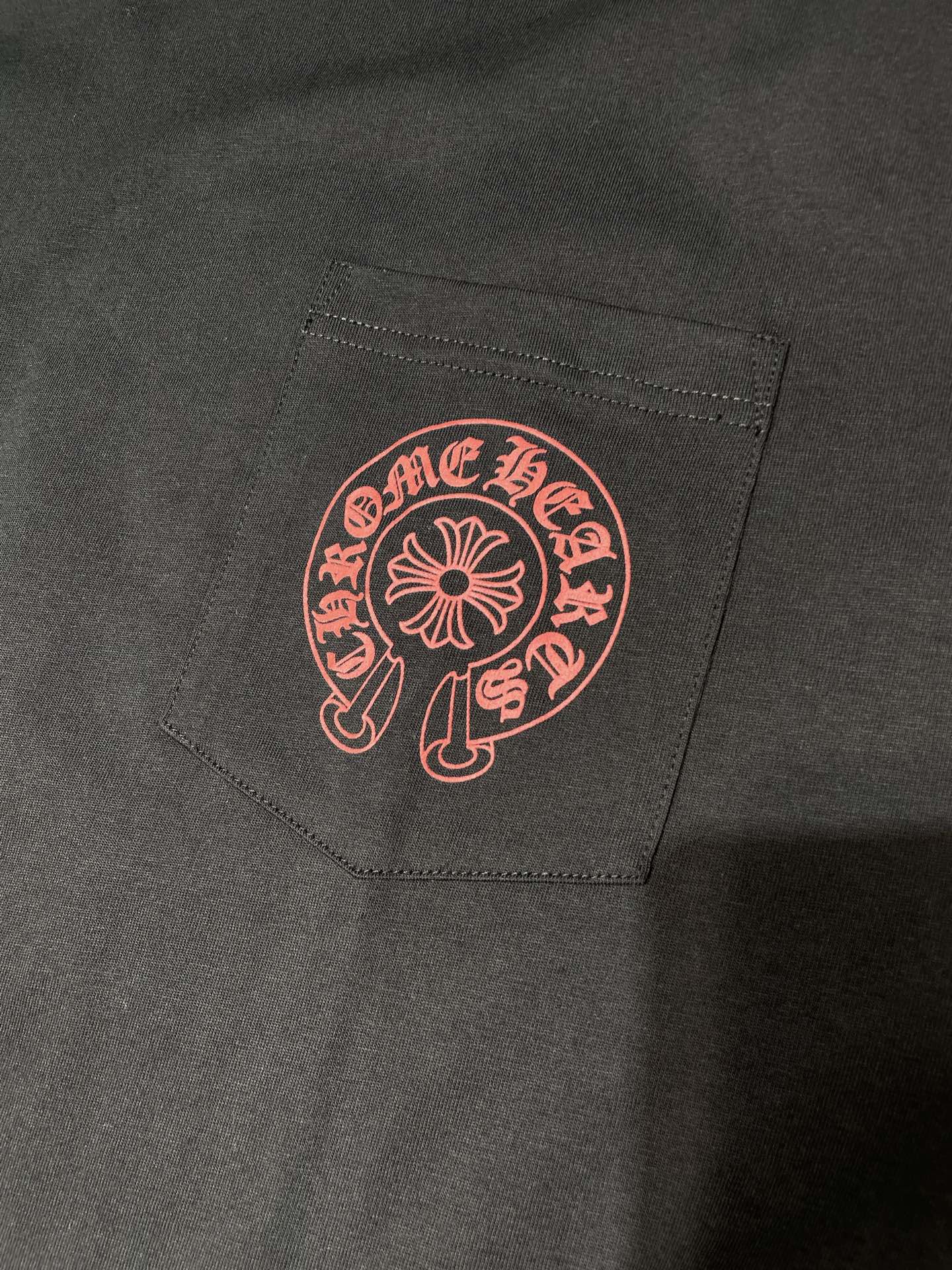 CHROME HEARTS JESSE JO CROSS Floral Cross Long Sleeve T-Shirt