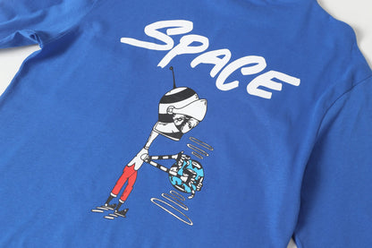 Chrome Hearts Matty Boy Space  T-Shirt Blue