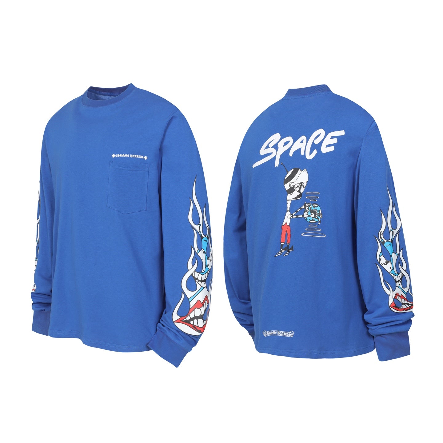 Chrome Hearts Matty Boy Space  T-Shirt Blue