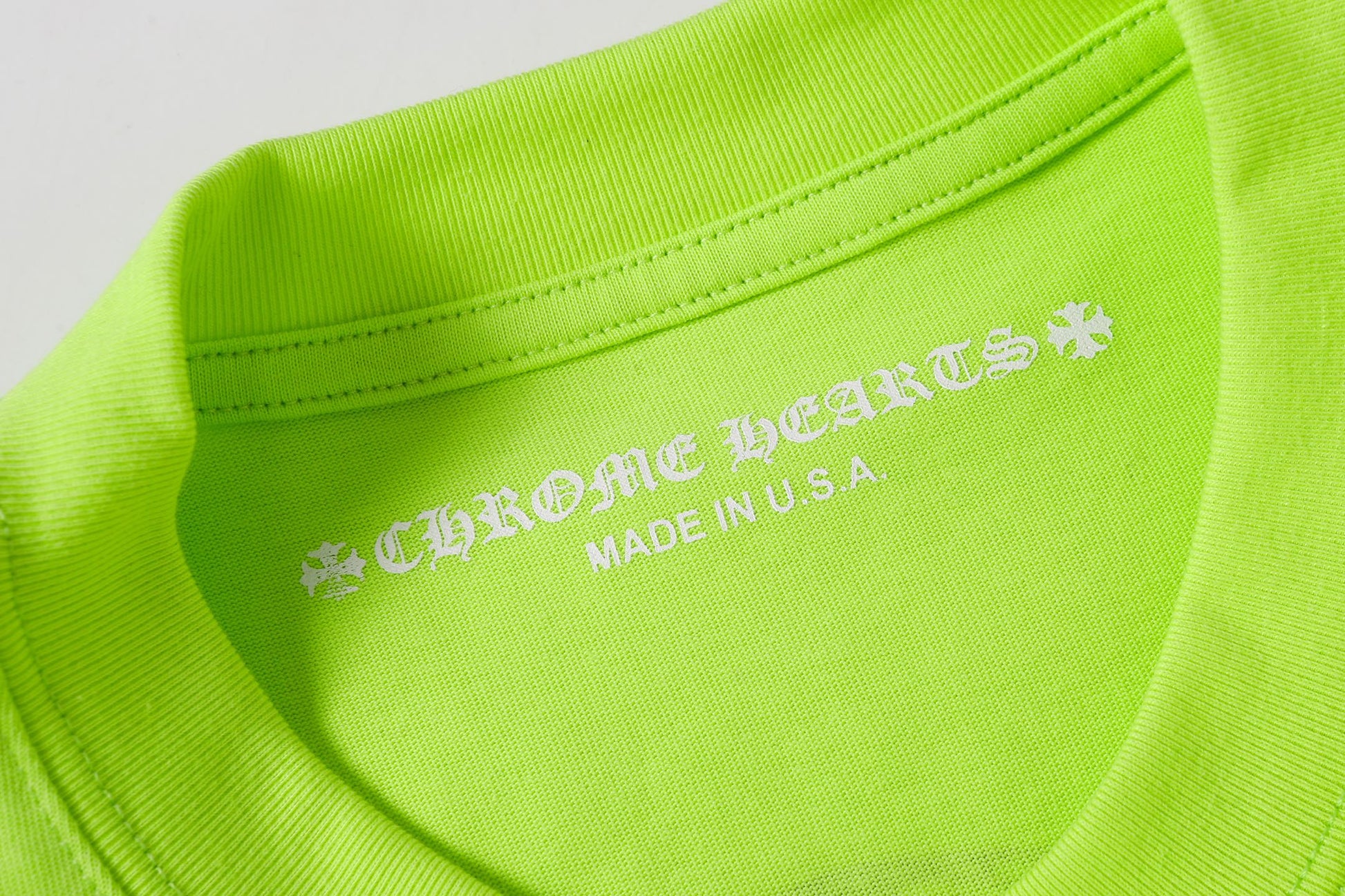 Chrome Hearts Matty Boy Link T-Shirt 'Lime Green'