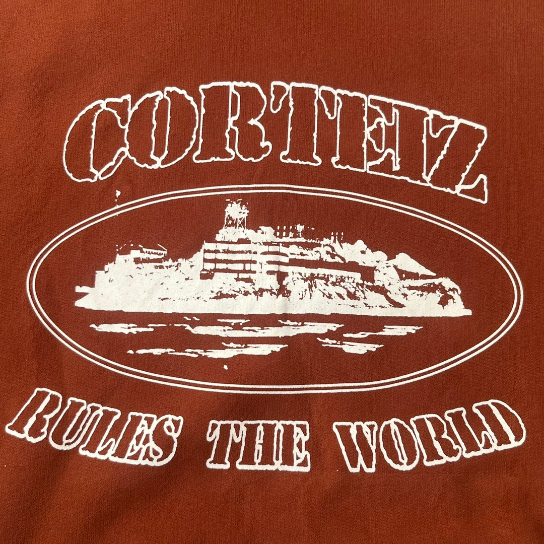 Corteiz Premium Hoodie Set "Rust"