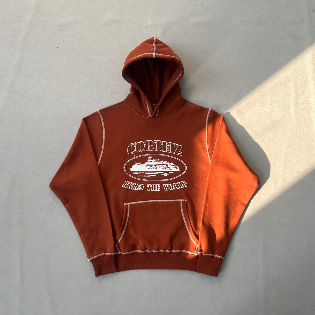 Corteiz Premium Hoodie Set "Rust"