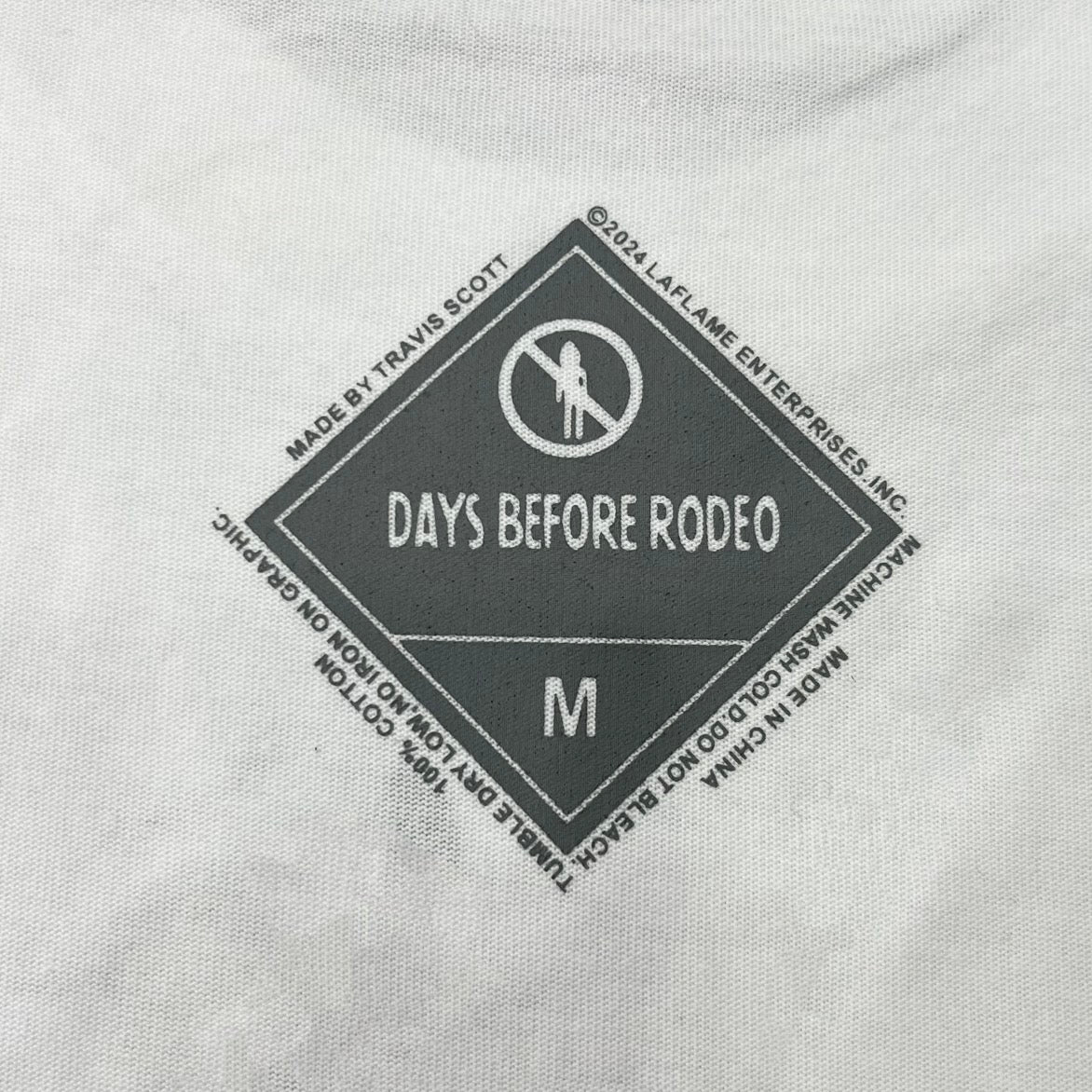 Cactus Jack by Travis Scott x Sp5der Days Before R5Deo Tee III 'White'