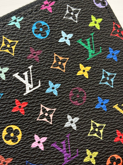 Louis Vuitton Monogram Multicolor Zippy Wallet Round Zipper Long Wallet