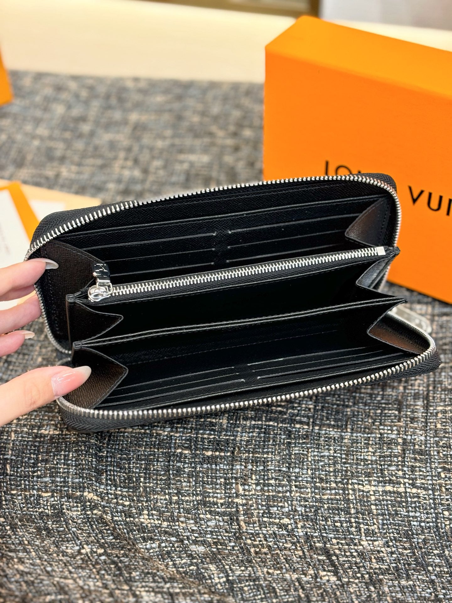 Louis Vuitton Monogram Multicolor Zippy Wallet Round Zipper Long Wallet