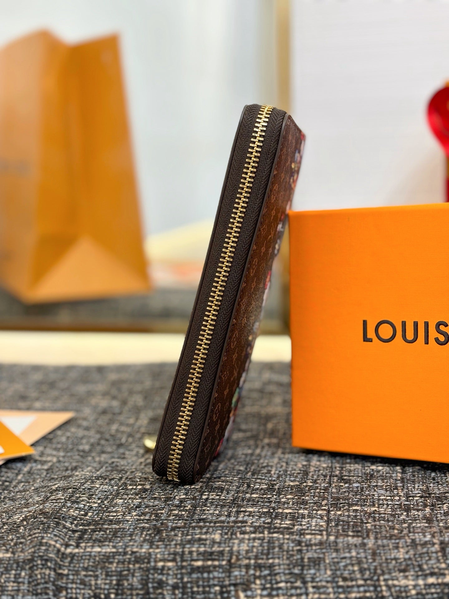 Louis Vuitton LV x TM Zippy Wallet Round Long Wallet