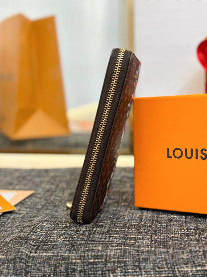 Louis Vuitton LV x TM Zippy Wallet Round Long Wallet