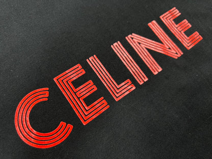 CELINE Loose T-Shirt 'Black/Red'