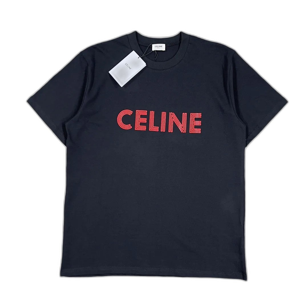 CELINE Loose T-Shirt 'Black/Red'