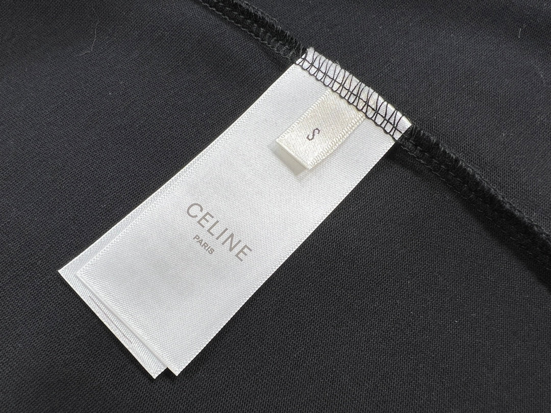 CELINE Loose T-Shirt 'Black/Red'