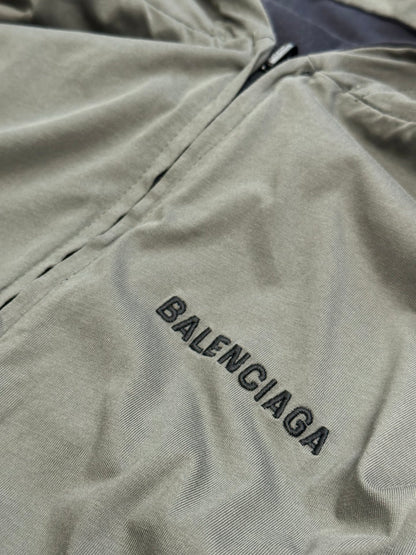 Balenciaga Back Hoodie Reversible Zip-Up Hoodie
