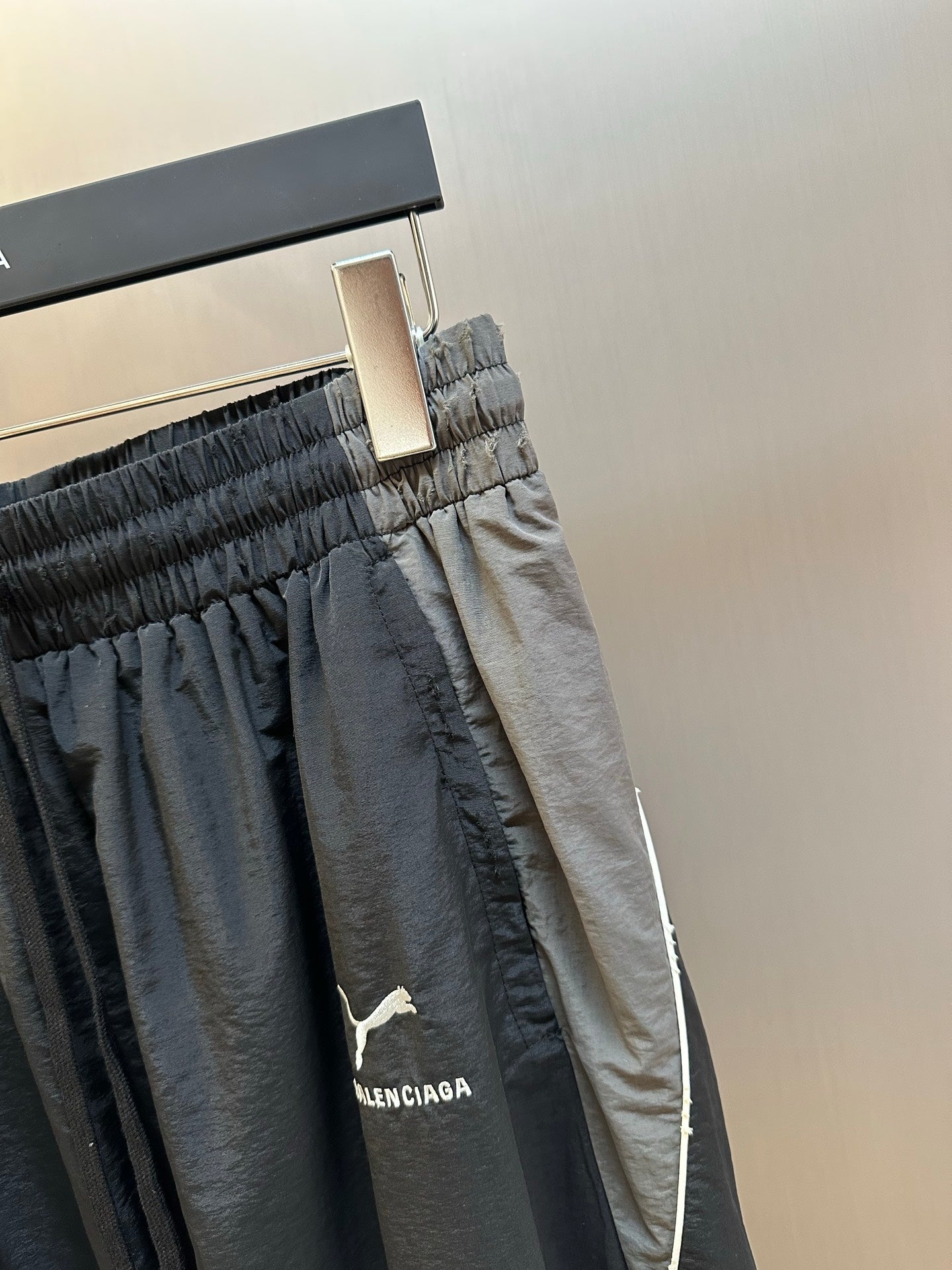 Balenciaga Puma Tracksuit Pants in Elephant Grey