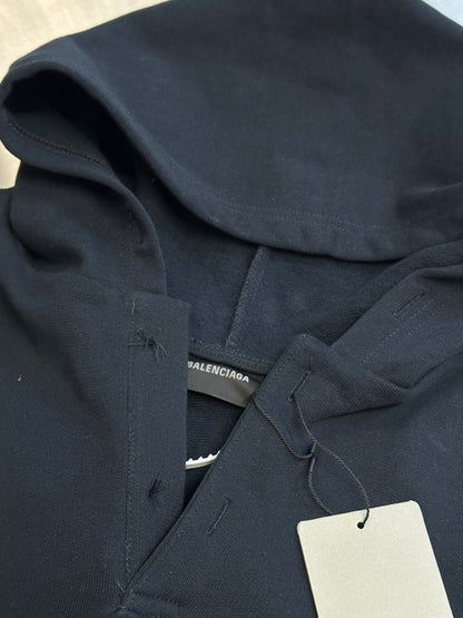 Balenciaga Hooded cotton sweatshirt with kangaroo pocket
