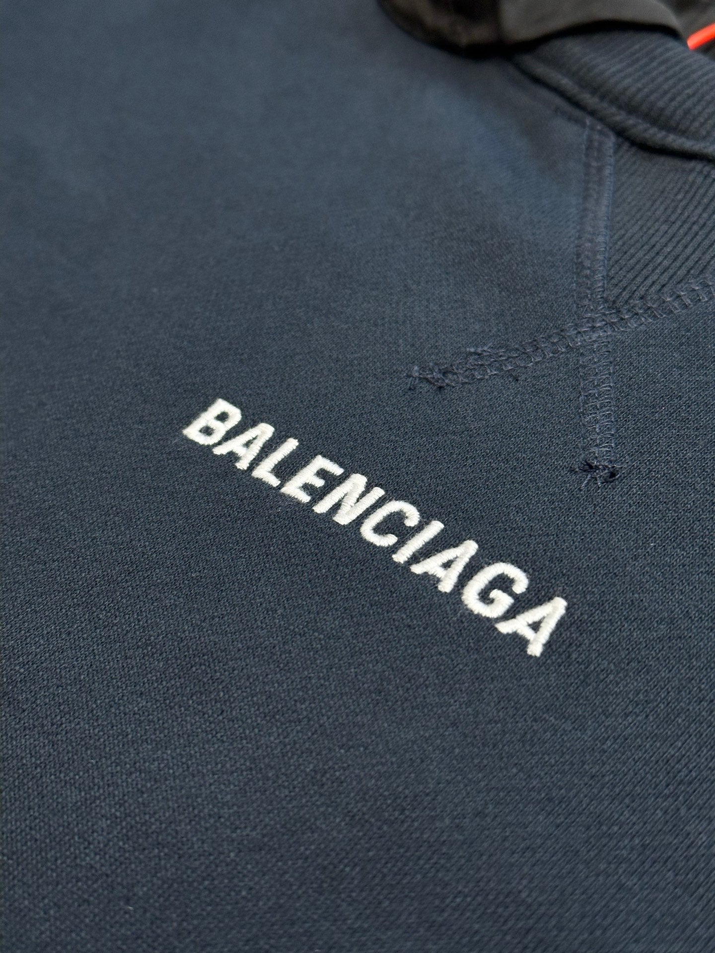 Balenciaga Back Collar Crew Neck Shirt Jacket for Men in Faded Black