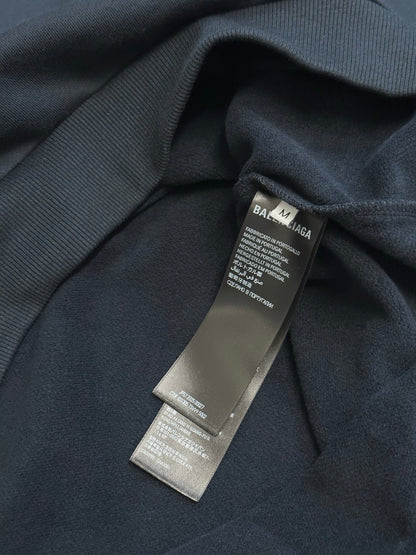 Balenciaga Back Collar Crew Neck Shirt Jacket for Men in Faded Black