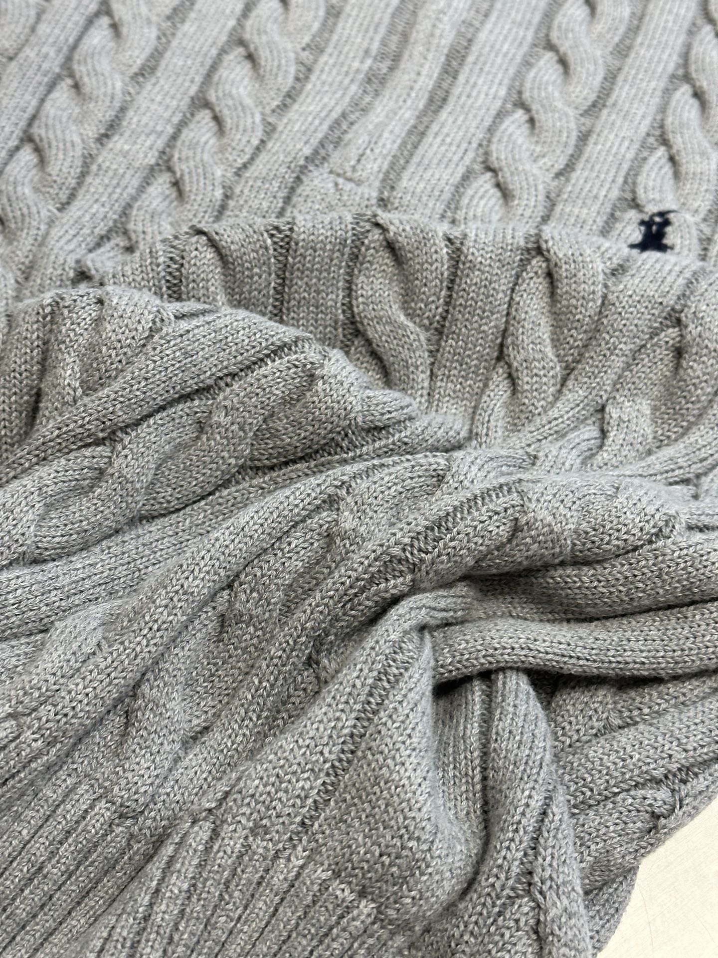 Ralph Lauren Men's Cotton Cable Knit Sweater