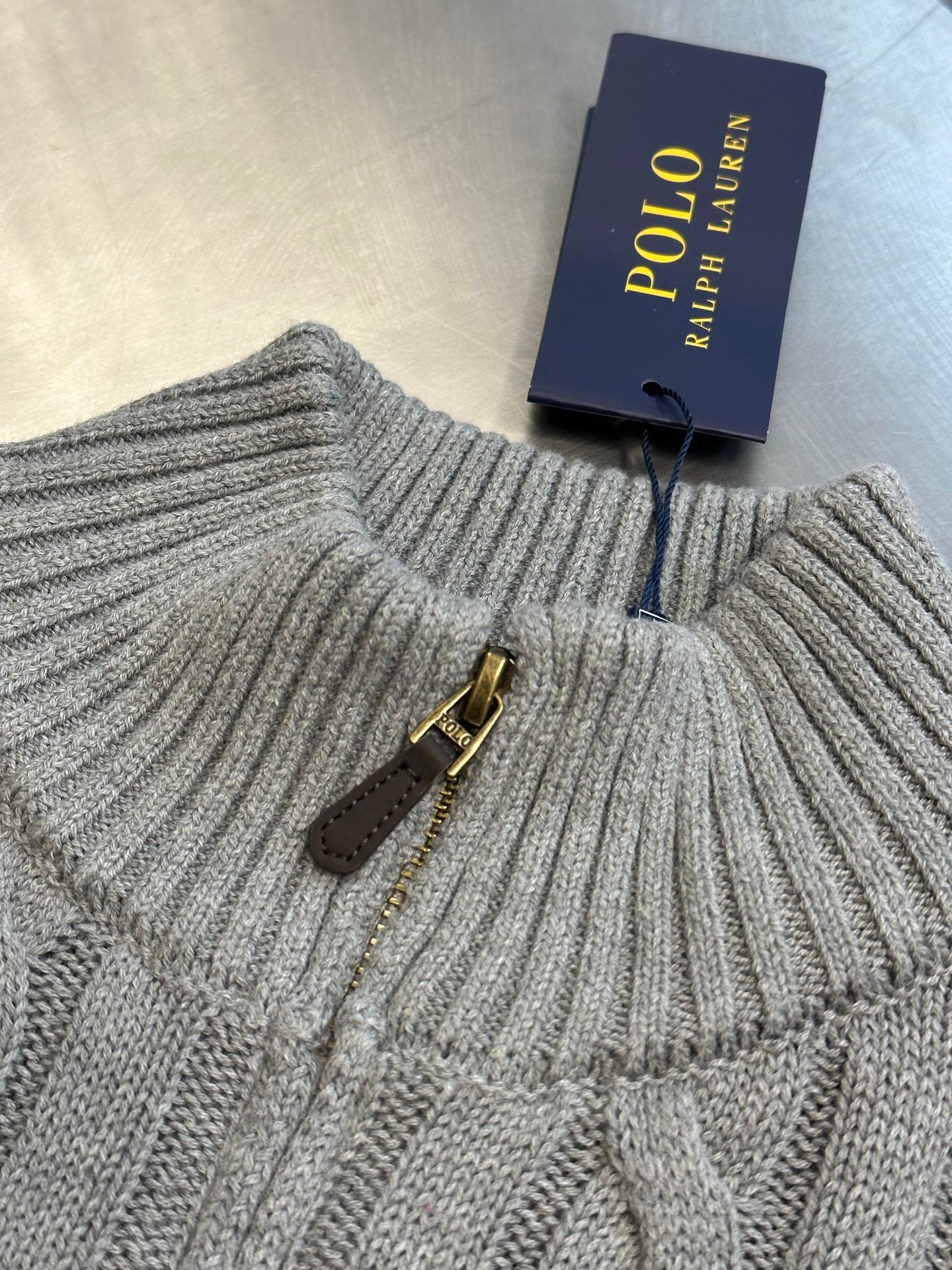 Ralph Lauren Men's Cotton Cable Knit Sweater
