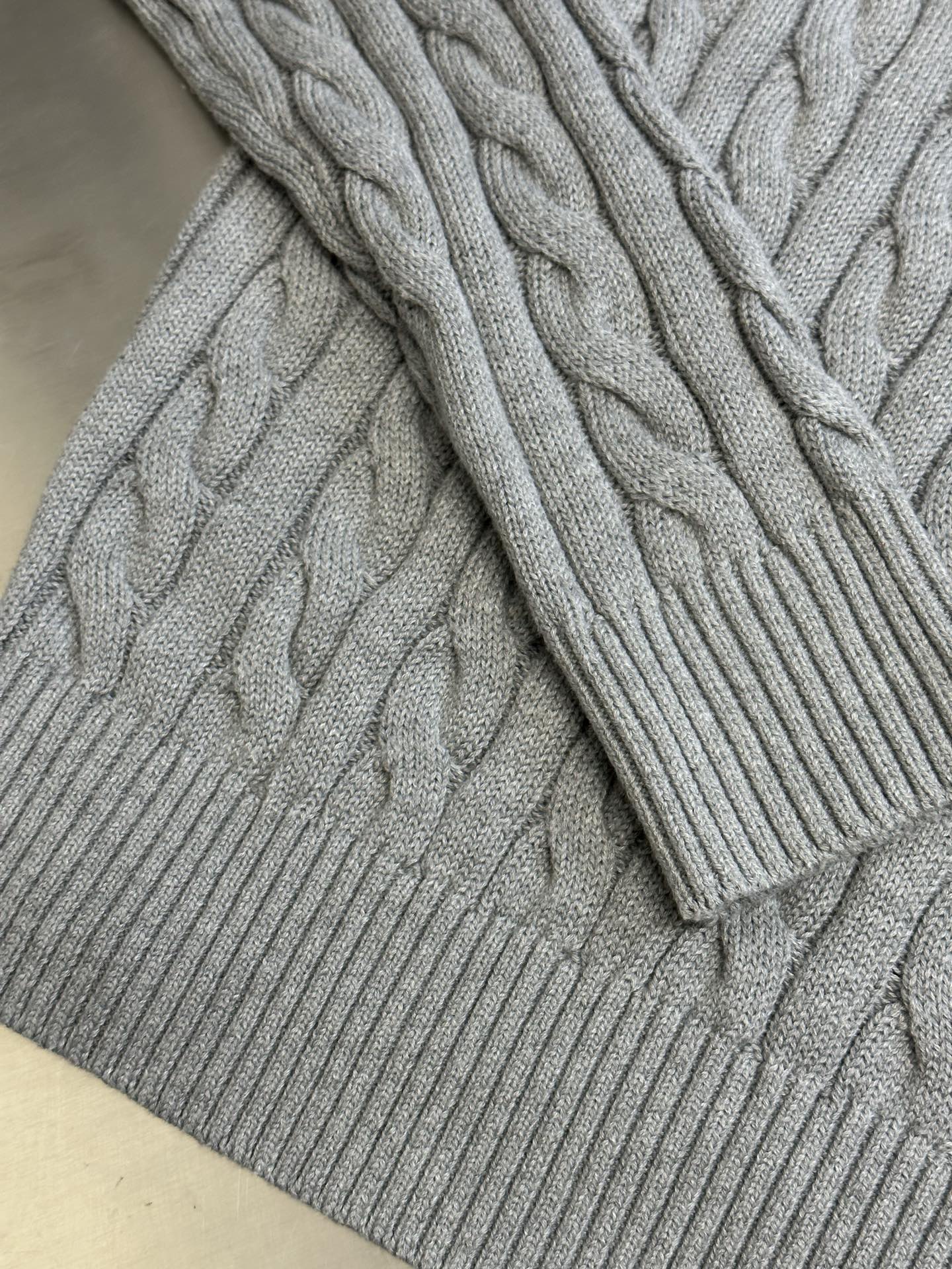 Ralph Lauren Men's Cotton Cable Knit Sweater