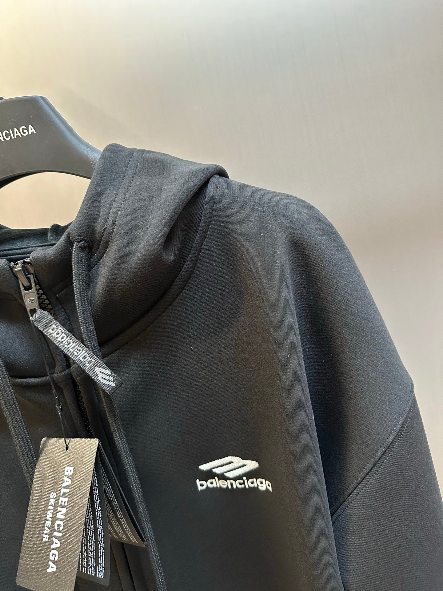 Balenciaga 3B Sports Icon Zip-Up Hoodie
