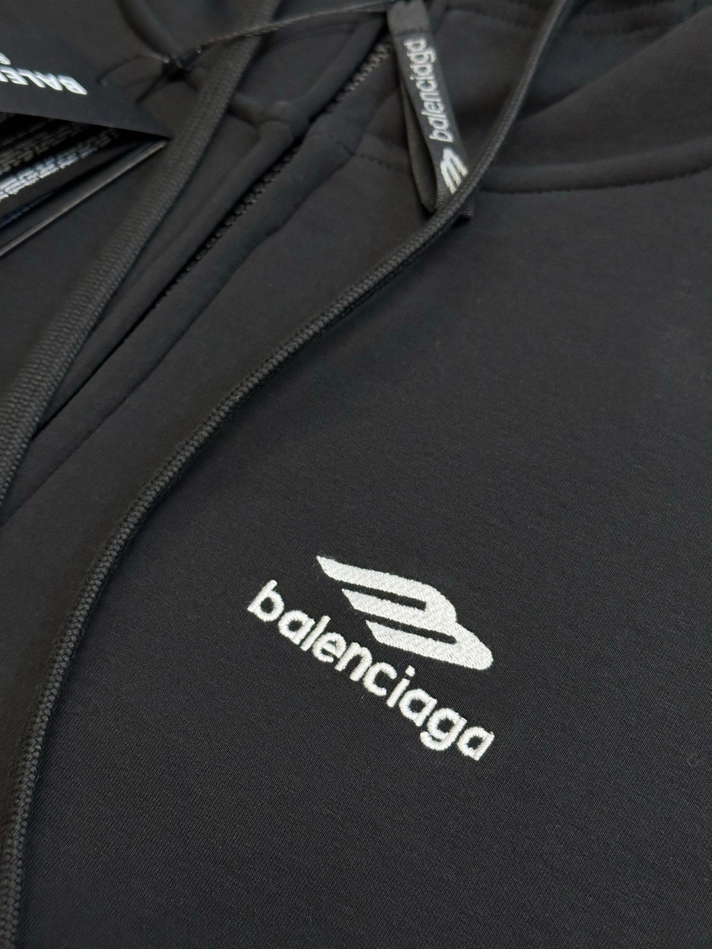 Balenciaga 3B Sports Icon Zip-Up Hoodie