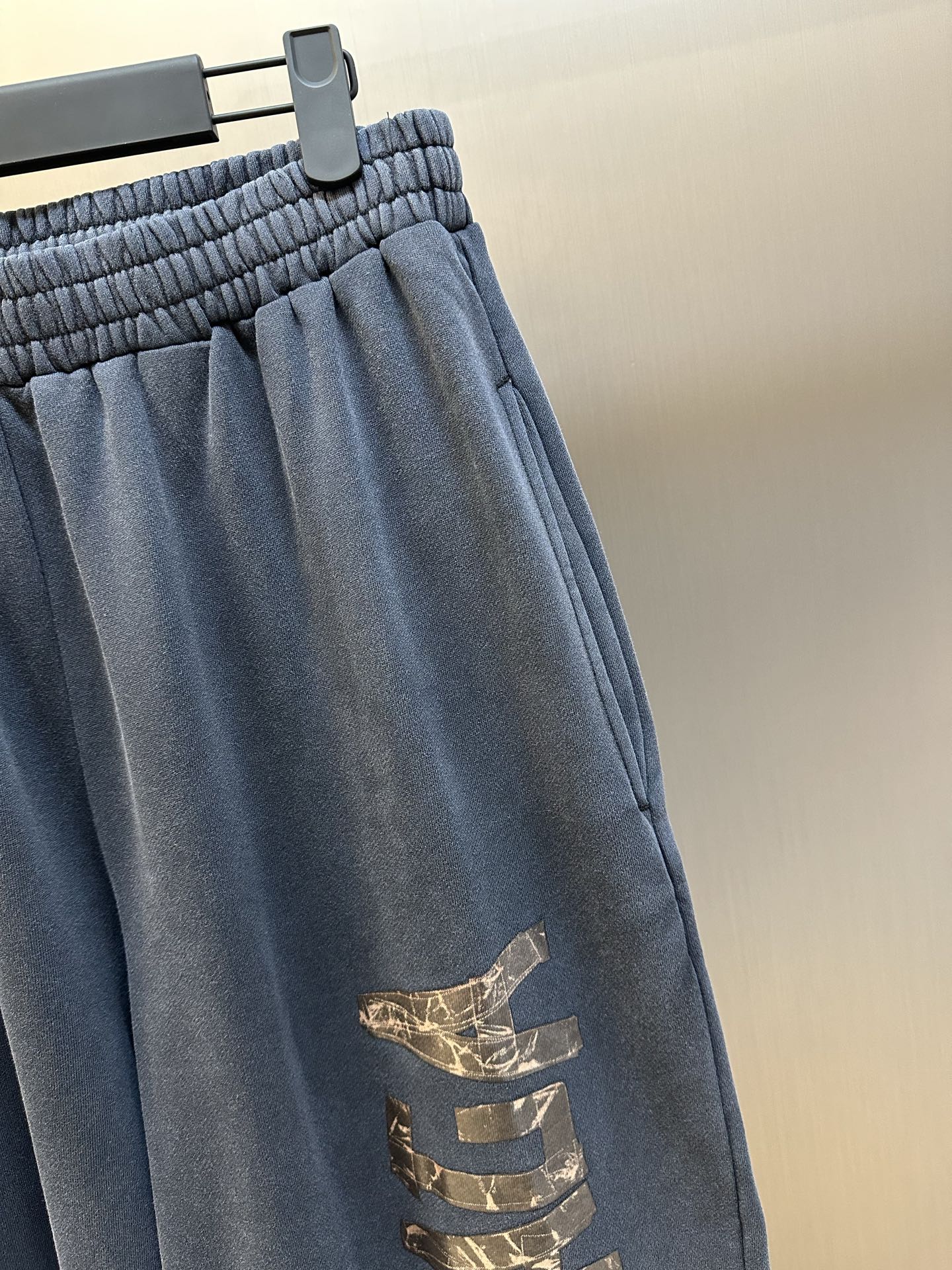 BALENCIAGA Transparent Tape Baggy Pants
