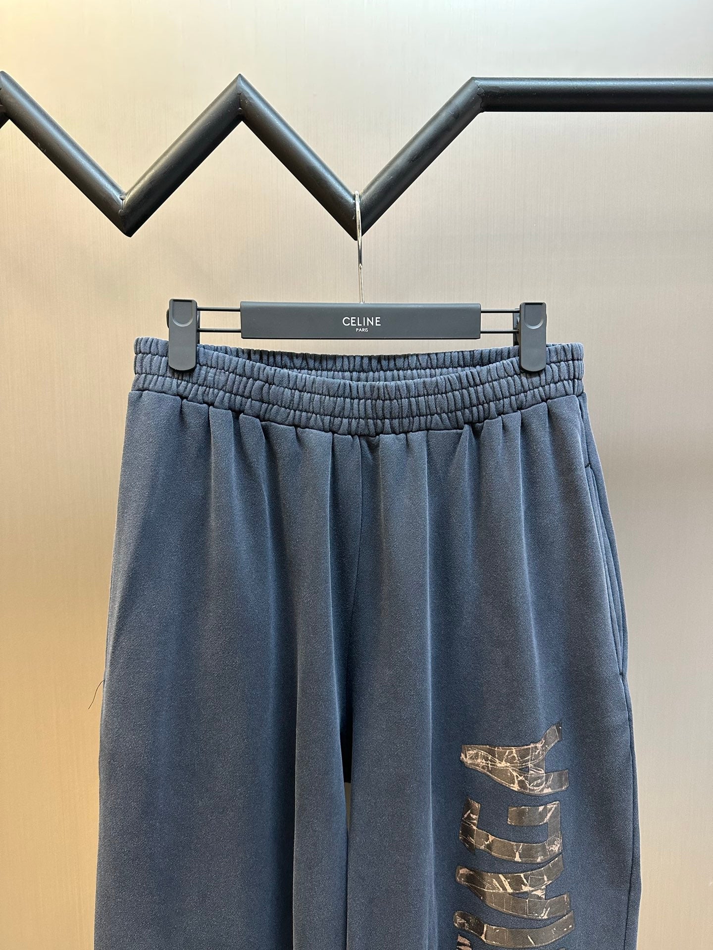 BALENCIAGA Transparent Tape Baggy Pants