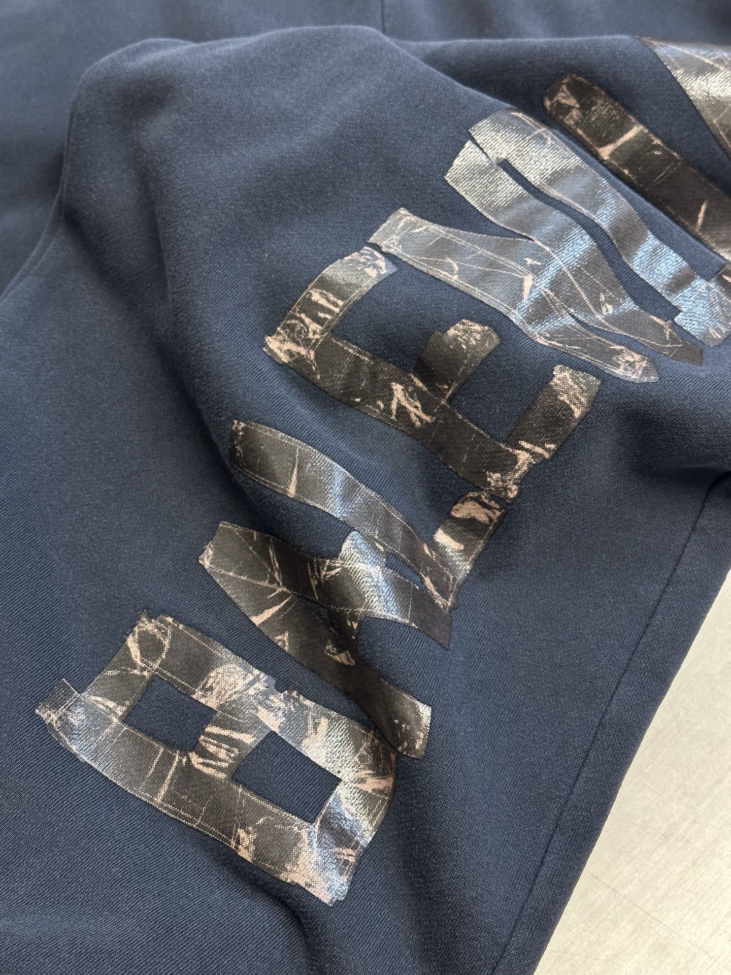 BALENCIAGA Transparent Tape Baggy Pants