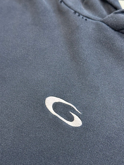 BALENCIAGA Transparent Tape Ripped Pocket Hooded Sweatshirt