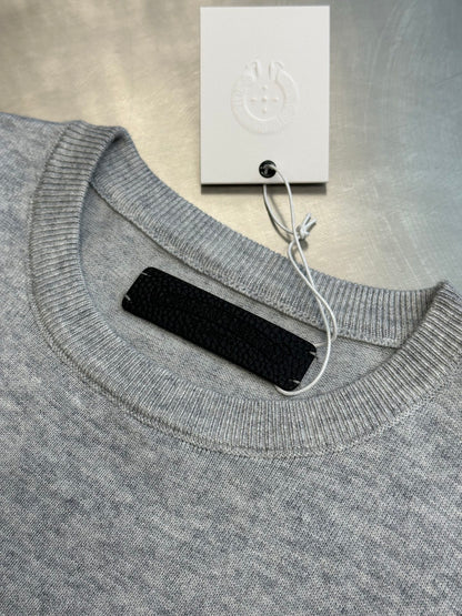 Chrome Hearts Cashmere Knit with Embroidered Sleeve Logo