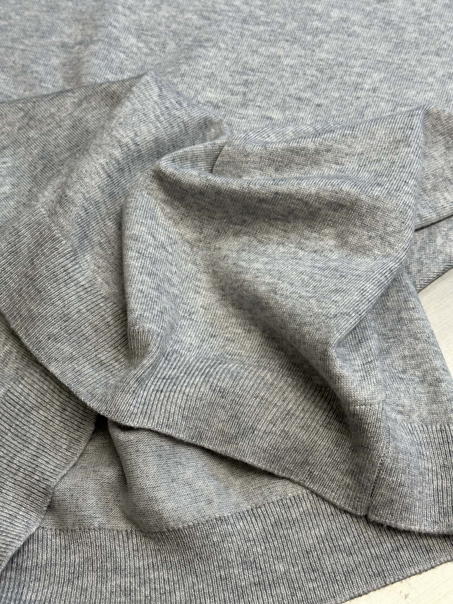 Chrome Hearts Cashmere Knit with Embroidered Sleeve Logo