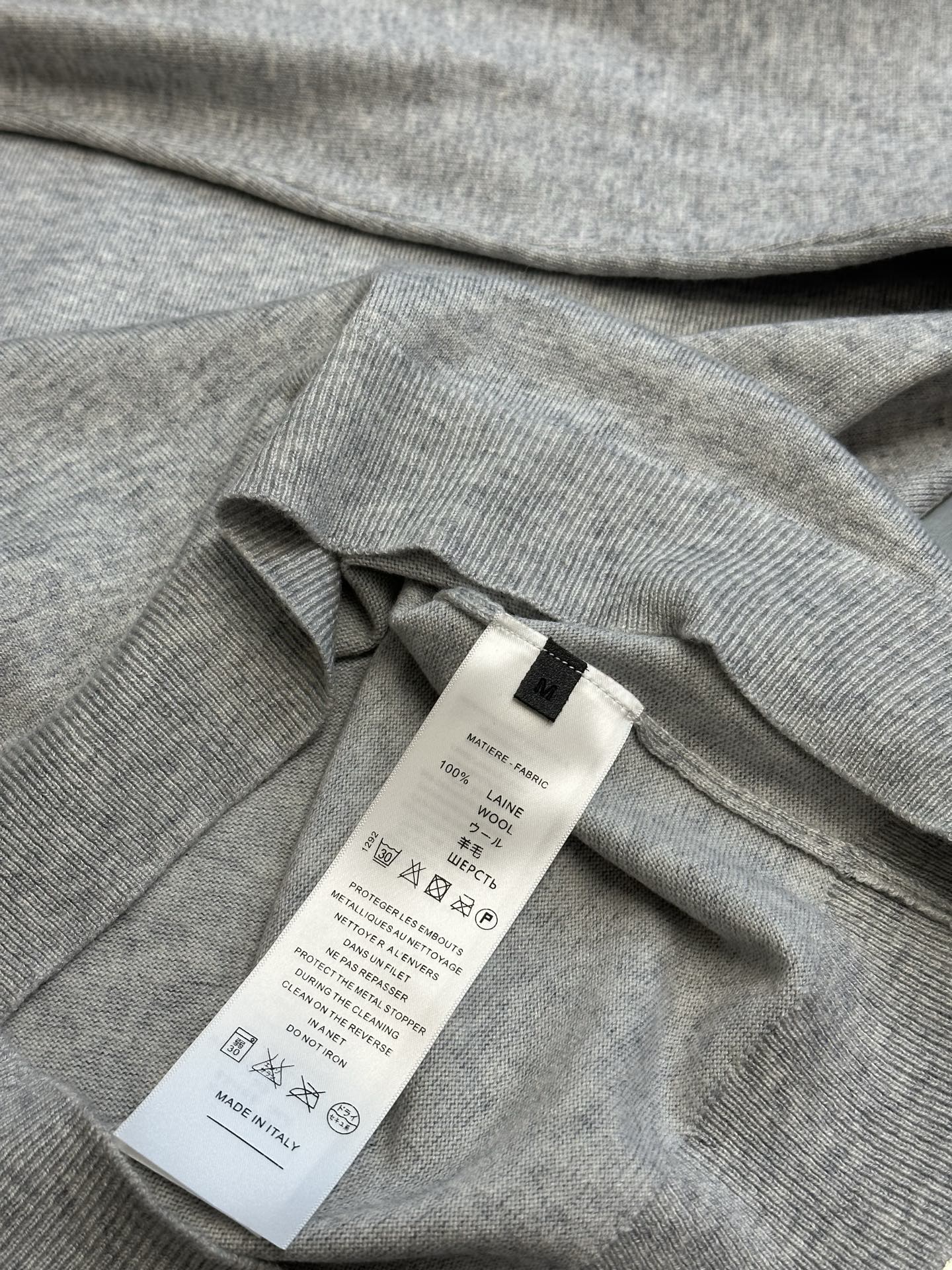 Chrome Hearts Cashmere Knit with Embroidered Sleeve Logo
