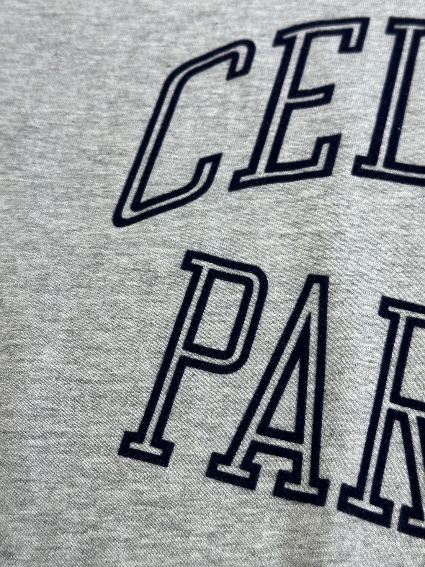 CELINE Cotton Jersey Loose T-Shirt in Grey
