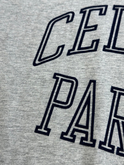 CELINE Cotton Jersey Loose T-Shirt in Grey