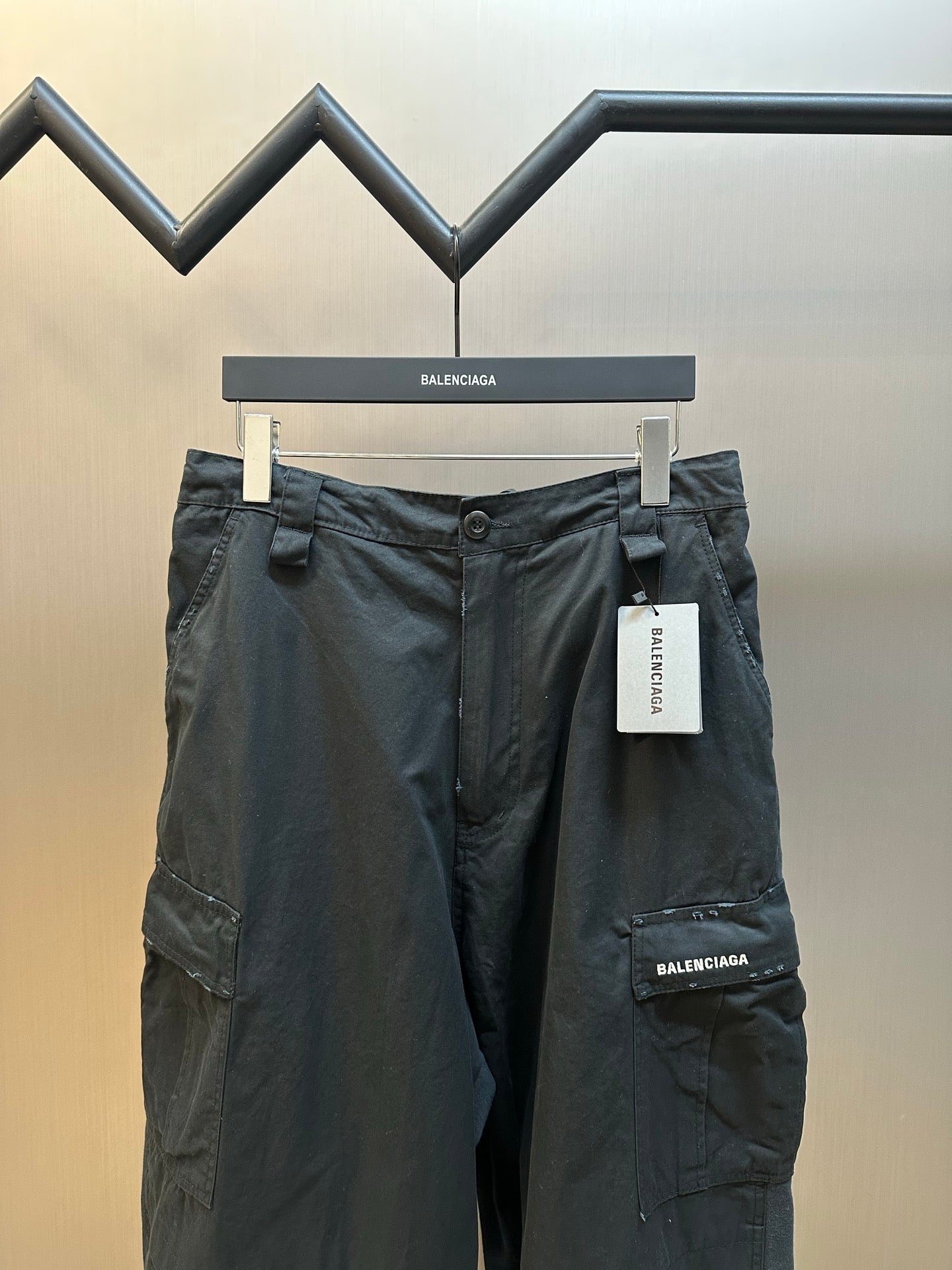 BALENCIAGA HYBRID Large Fit Pants Logo Cargo