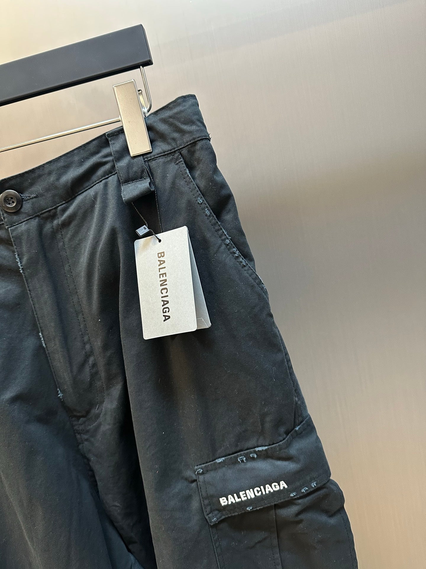 BALENCIAGA HYBRID Large Fit Pants Logo Cargo