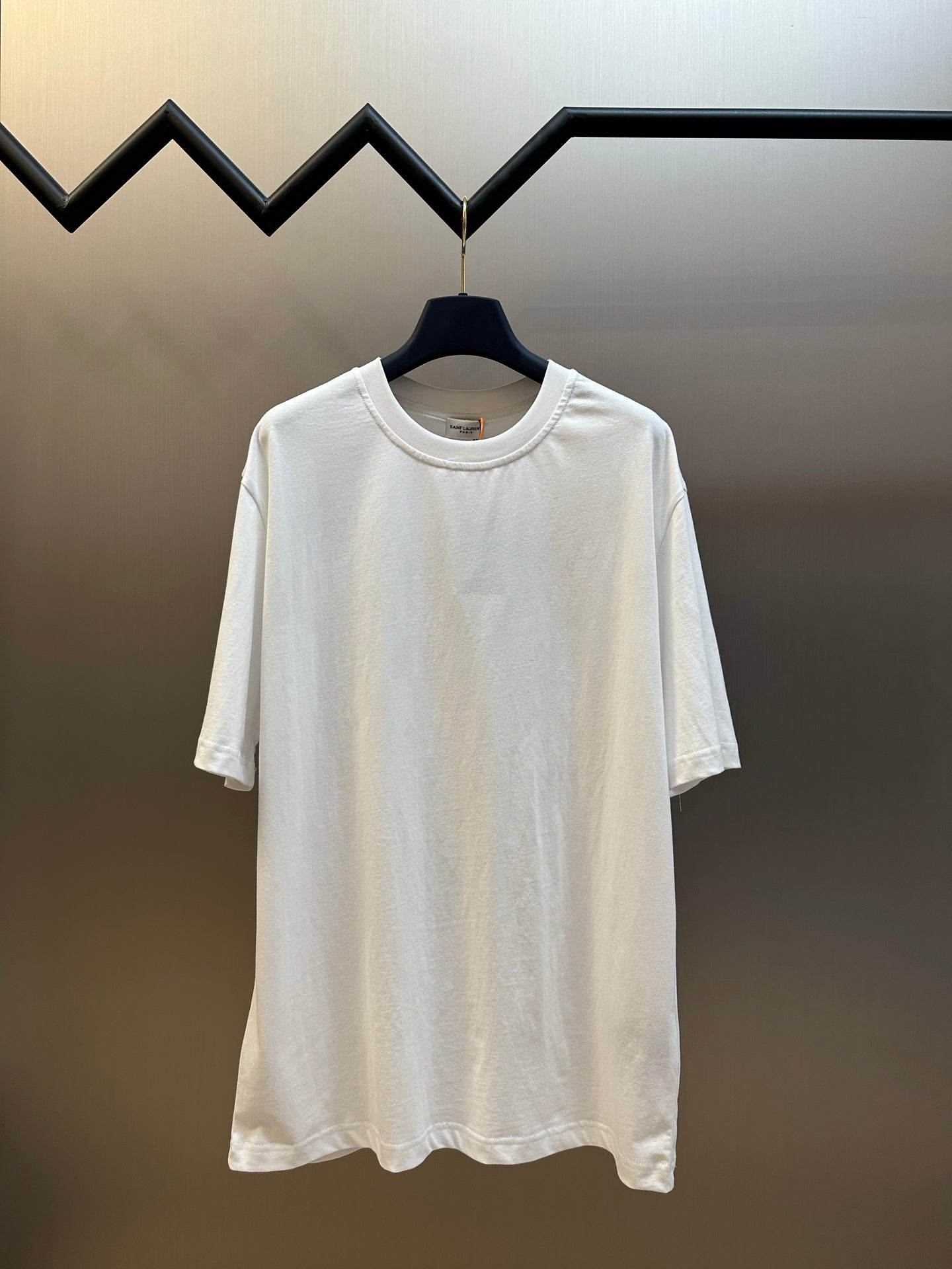 SAINT LAURENT silk T-white